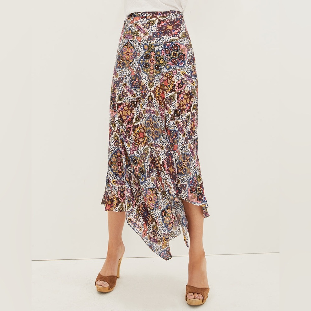Veronica Beard Max Tapestry-Print Skirt | Size 4 - Picture 2 of 10
